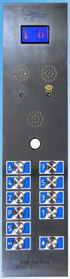 Nerezový kabínový ovládač s LCD s ukazovateľom smeru a polohy